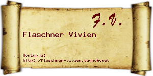 Flaschner Vivien névjegykártya